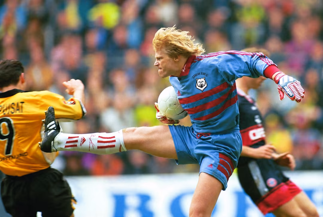 Oliver Kahn Karatekick gegen Borussia Dortmund